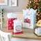 Hallmark Rustic Christmas Gift Bag Assortment (8 Bags: 3 Small 6", 3 Medium 9", 2 Large 13") Gray, White and Red, Farmhouse, Snowman, Snowflakes, Merry and Bright Wreath